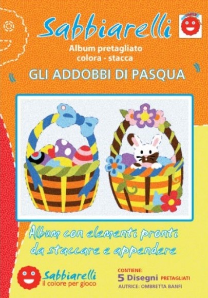 ALBUM CON 5 SCHEDE - GLI ADDOBBI DI PASQUA